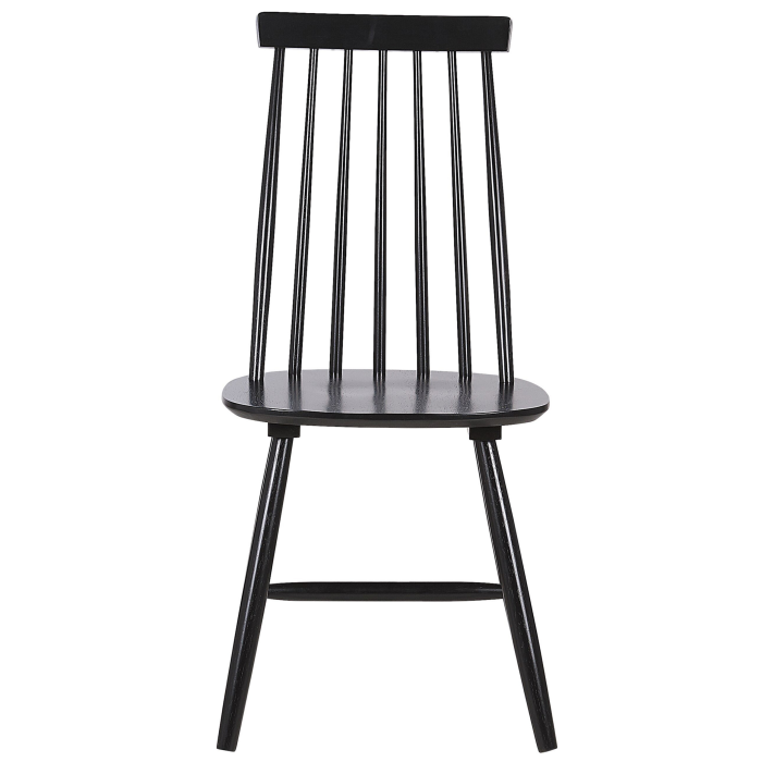 Set de 2 scaune dining BURBANK Lemn Negru [5]