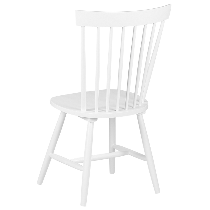 Set of 2 dining chairs BURGES White Wood [5]