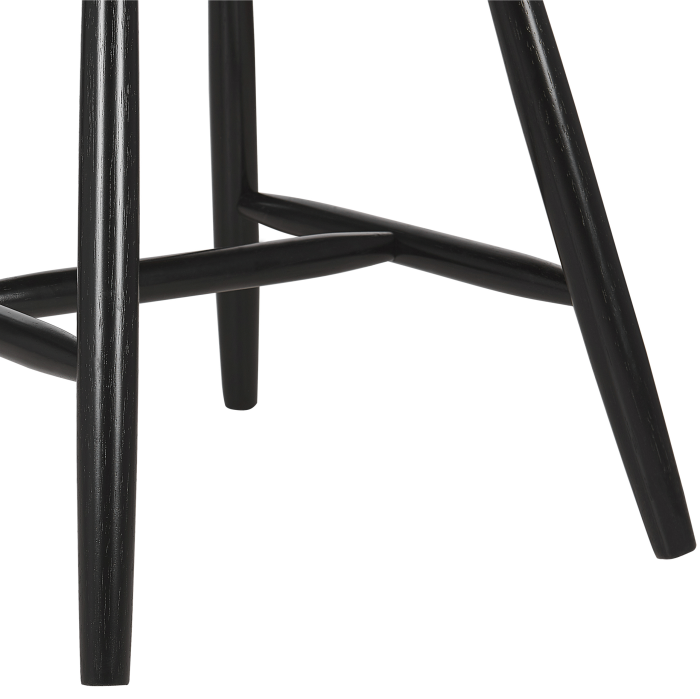 Set of 2 dining chairs BURGES Black wood [8]
