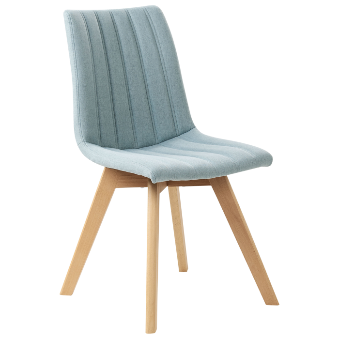 Set de 2 scaune dining CALGARY Albastru deschis [4]