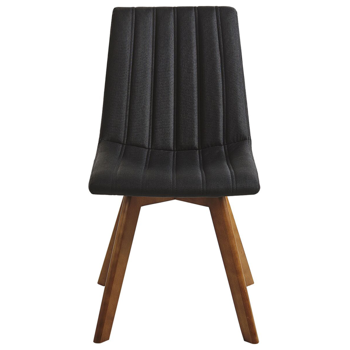 Set of 2 Dining Chairs CALGARY Black [4]