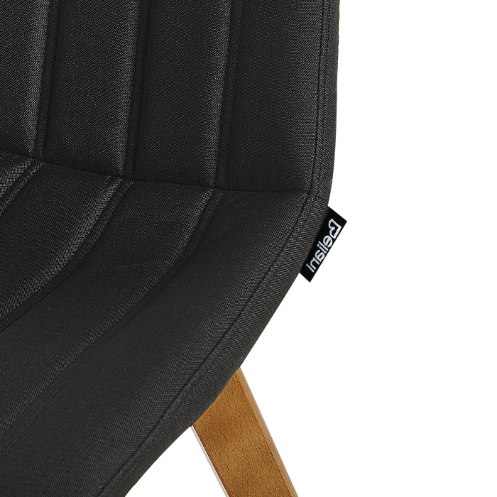 Set of 2 Dining Chairs CALGARY Black [8]