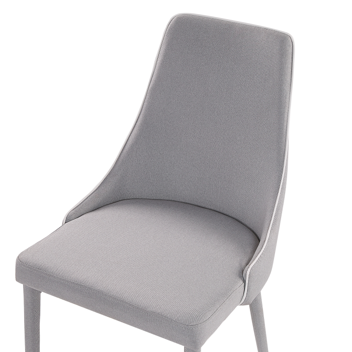 Set of 2 dining chairs CAMINO Light Grey [7]