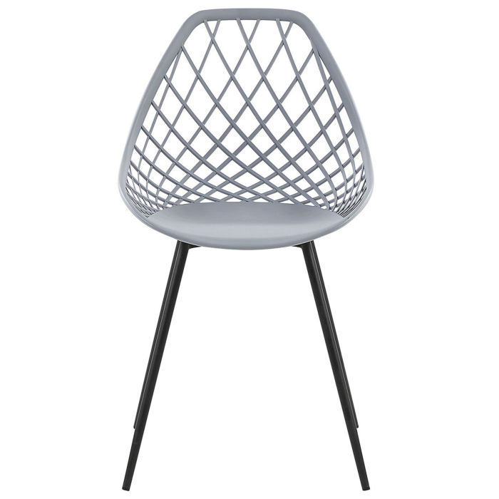 Set of 2 dining chairs CANTON Grey light [5]