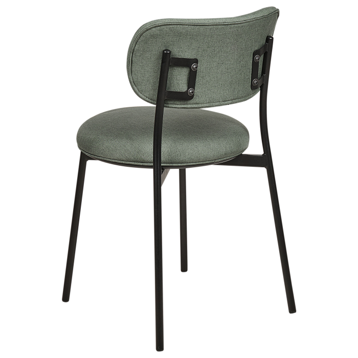 Set of 2 dining chairs CASEY Dark Green [6]