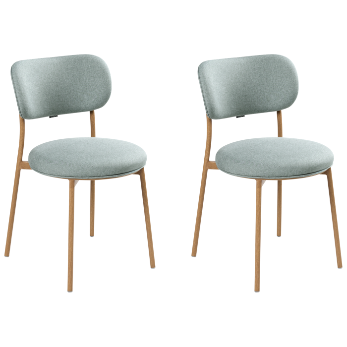 Set de 2 scaune dining CASEY Verde mentă [2]