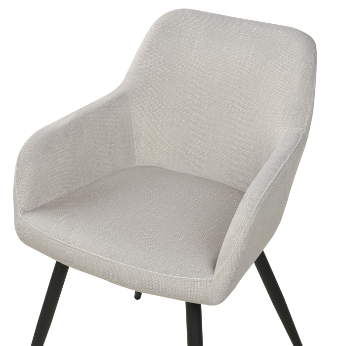 Set de 2 scaune dining CASMALIA Catifea Taupe [7]