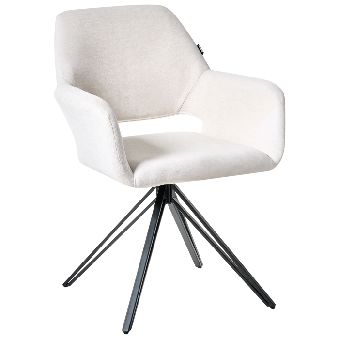 Set de 2 scaune dining CINEY  Alb-murdar [4]