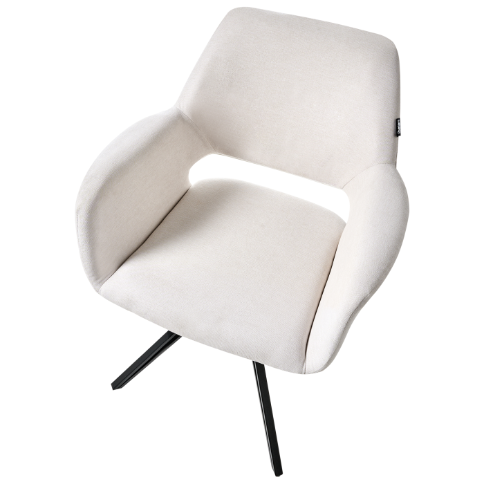 Set de 2 scaune dining CINEY  Alb-murdar [7]