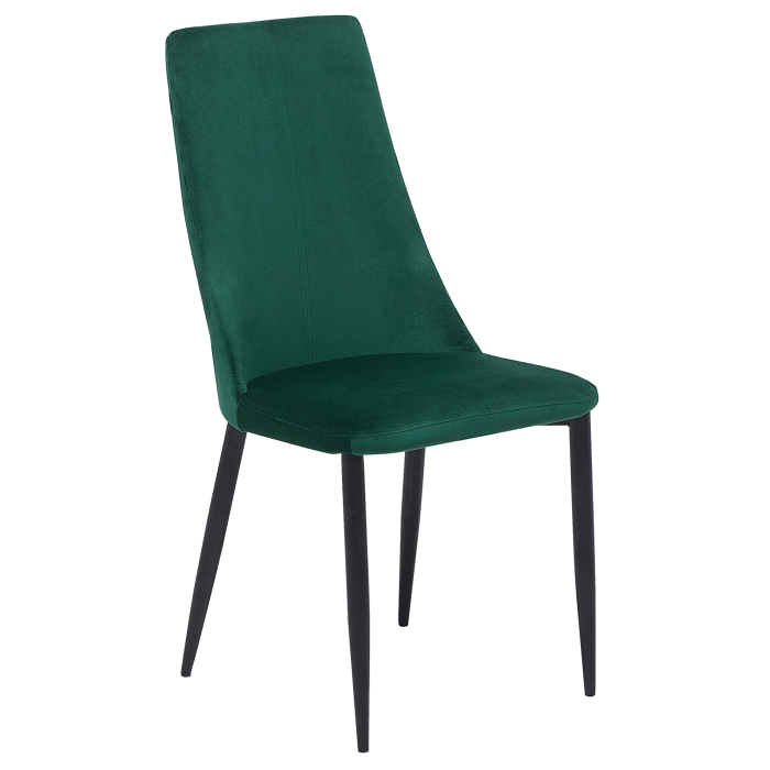 Set de 2 scaune dining CLAYTON Catifea Verde smarald [5]