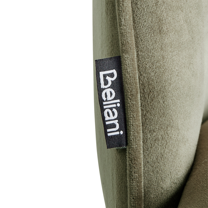 Set of 2 dining chairs COVELO Velvet Dark Green [9]