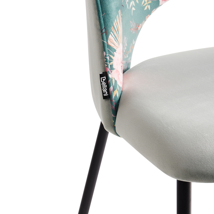 Set de 2 scaune dining COVELO Catifea Verde mentă [8]