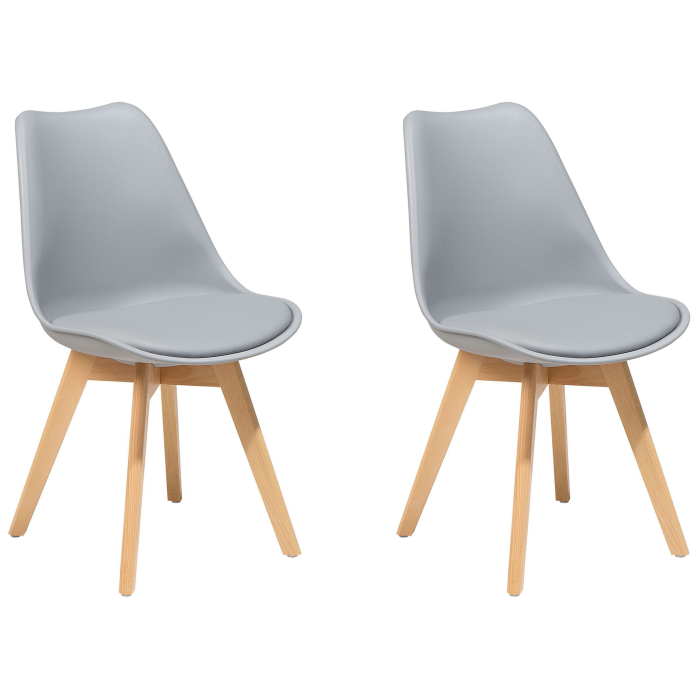 Set de 2 scaune dining DAKOTA II Gri [2]