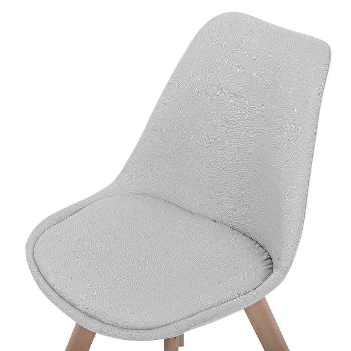 Set of 2 dining chairs DAKOTA II Light grey [8]