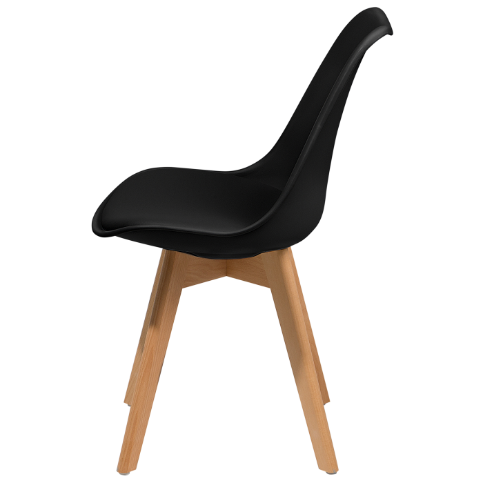 Set de 2 scaune dining DAKOTA II Negru [6]