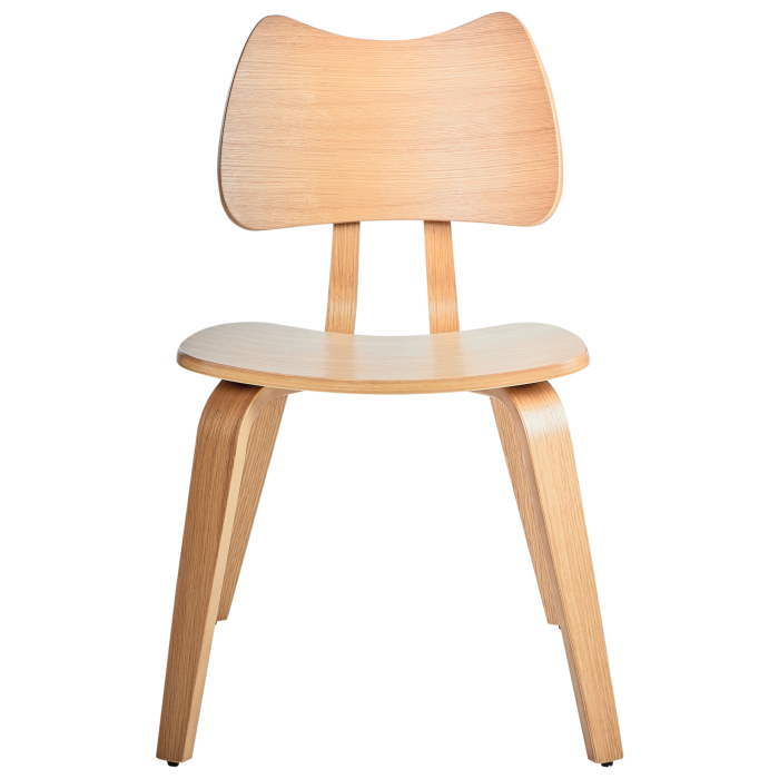 Set de 2 scaune dining DIANA Lemn Maro deschis [5]