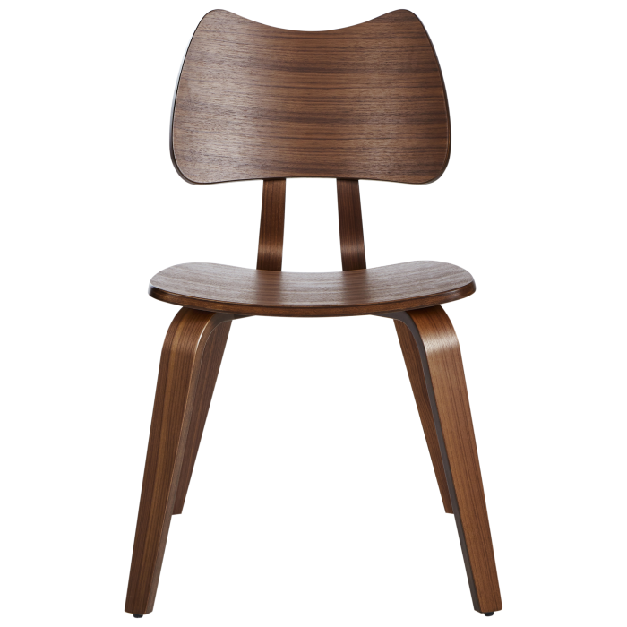 Set of 2 DIANA Dining Stools Wood Dark Brown [5]