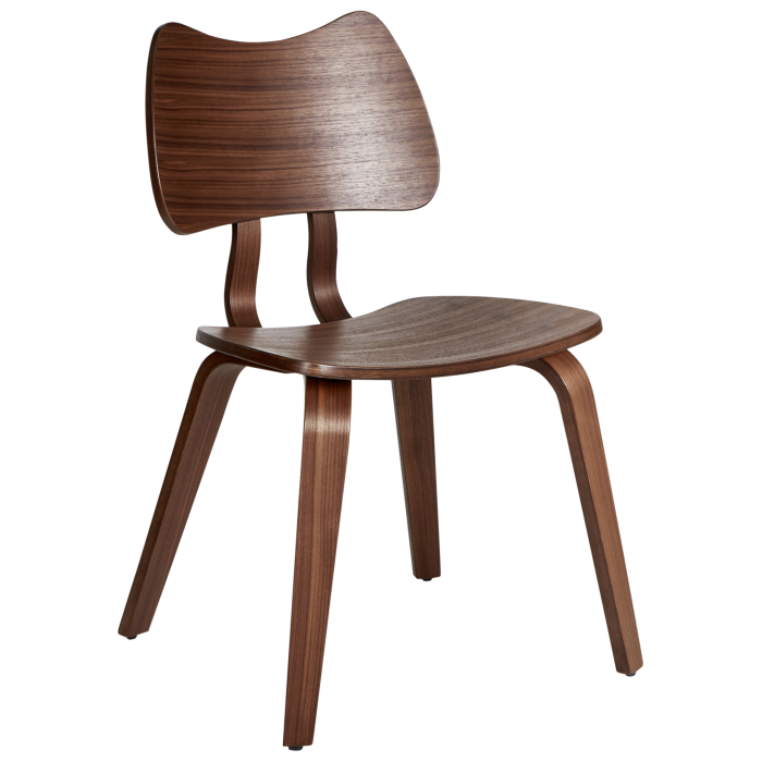 Set of 2 DIANA Dining Stools Wood Dark Brown [4]