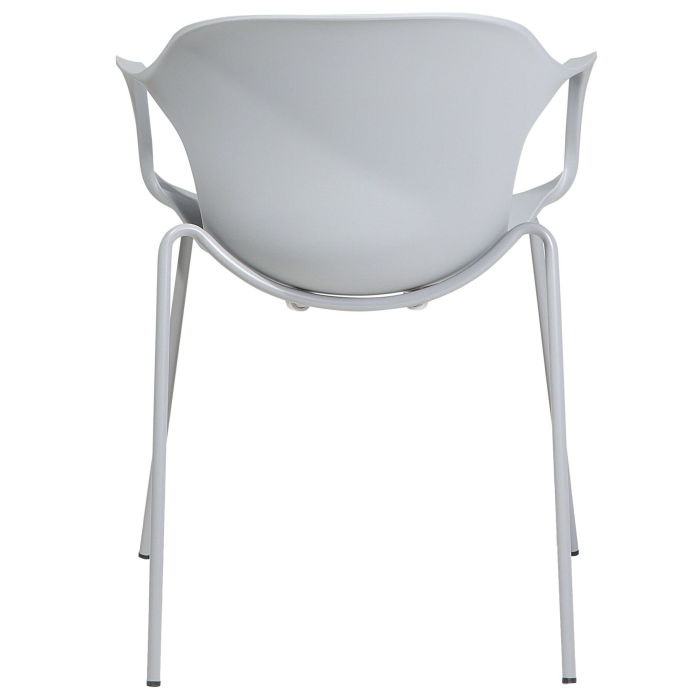 Set of 2 Dining Chairs ELBERT Light Grey [7]