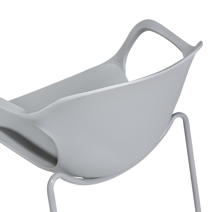 Set of 2 Dining Chairs ELBERT Light Grey [11]