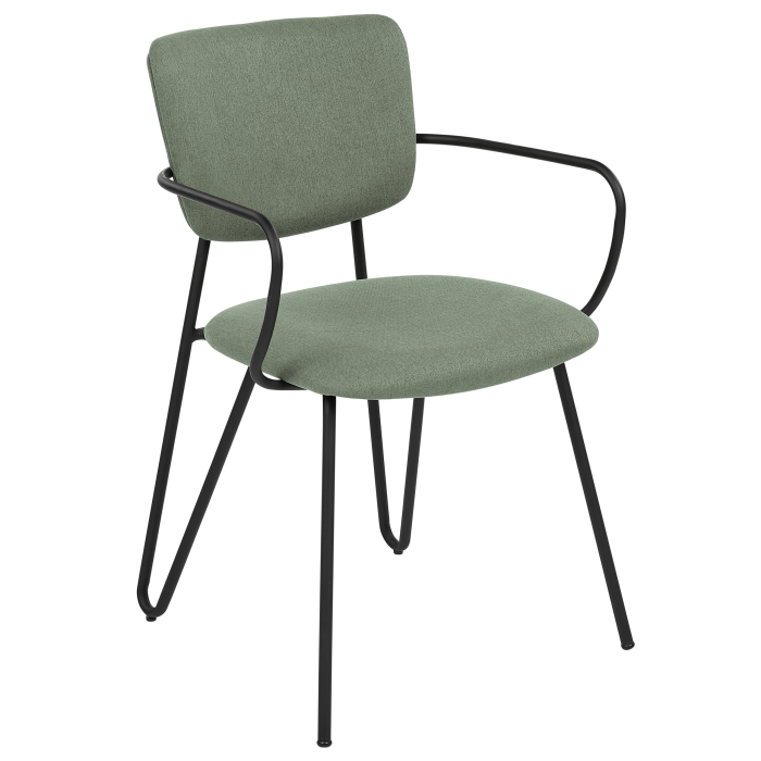Set of 2 dining chairs ELKO Dark Green [4]