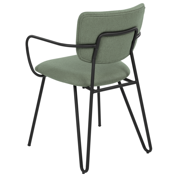Set of 2 dining chairs ELKO Dark Green [6]