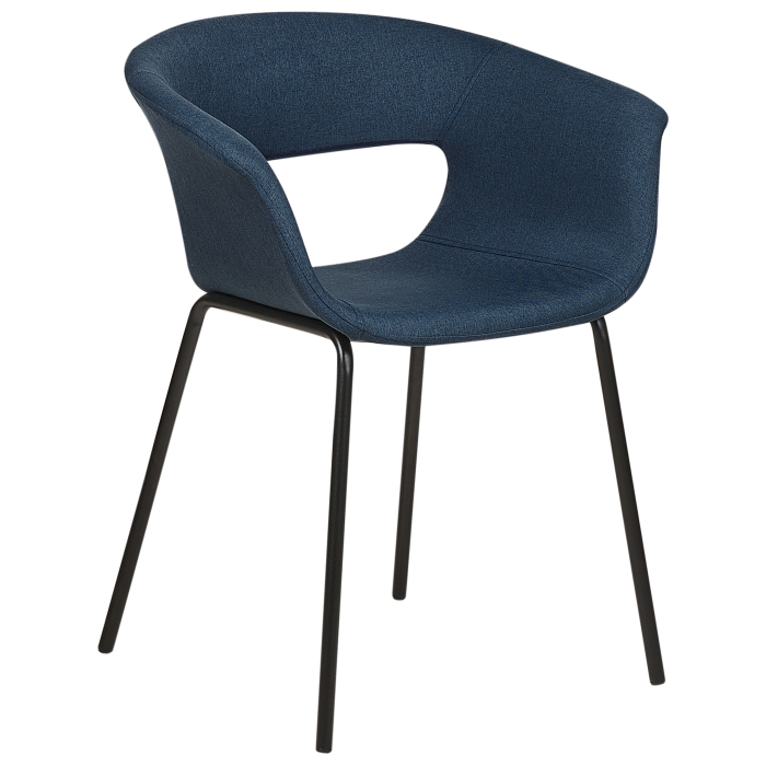 Set de 2 scaune dining ELMA Albastru închis [4]