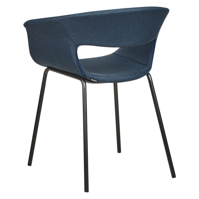 Set de 2 scaune dining ELMA Albastru închis [6]