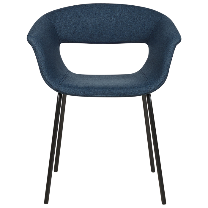 Set de 2 scaune dining ELMA Albastru închis [5]