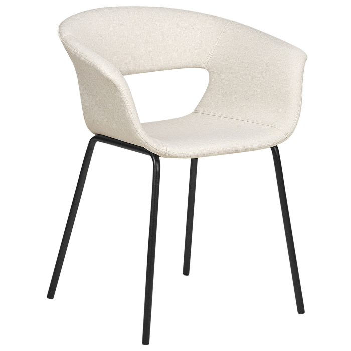 Set de 2 scaune dining ELMA Bej deschis [4]