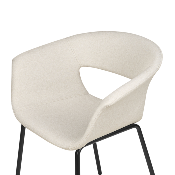 Set de 2 scaune dining ELMA Bej deschis [7]