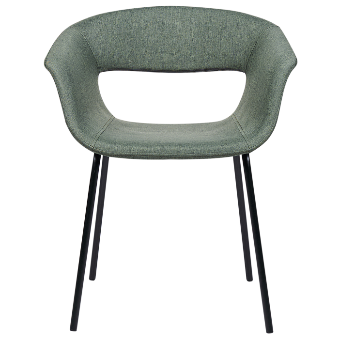 Set of 2 ELMA dining chairs Dark Green [5]