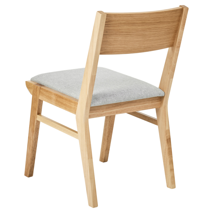 Set de 2 scaune dining ENOLA Lemn Gri deschis [6]