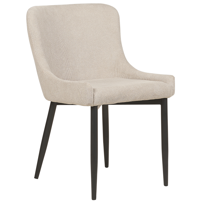 Set de 2 scaune dining EVERLY Bej deschis [4]