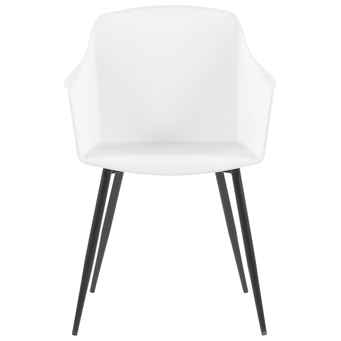 Set of 2 dining chairs FONDA White [5]