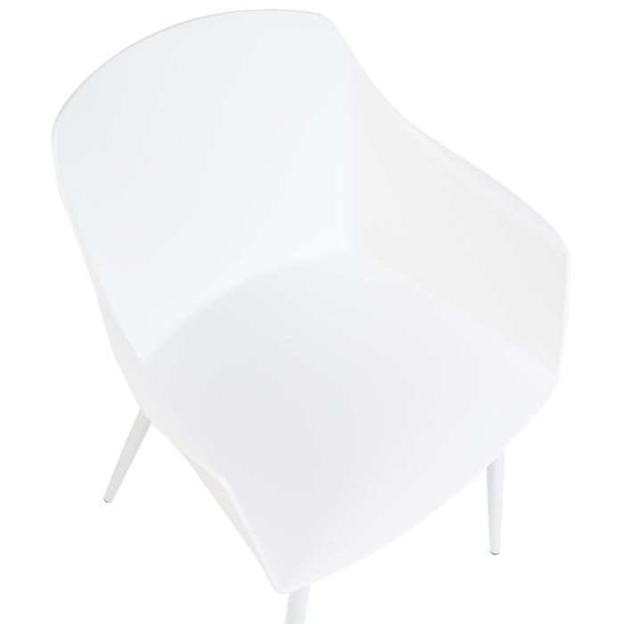 Set de 2 scaune dining FONDA Alb [7]