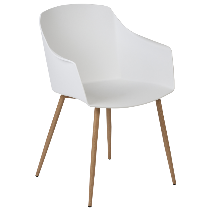 Set de 2 scaune dining FONDA II Alb [4]