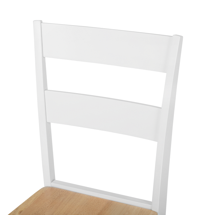 Set de 2 scaune dining GEORGIA Lemn Alb [6]
