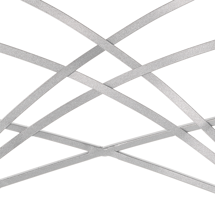 Set of 2 dining chairs GIRARD Metal Silver [9]