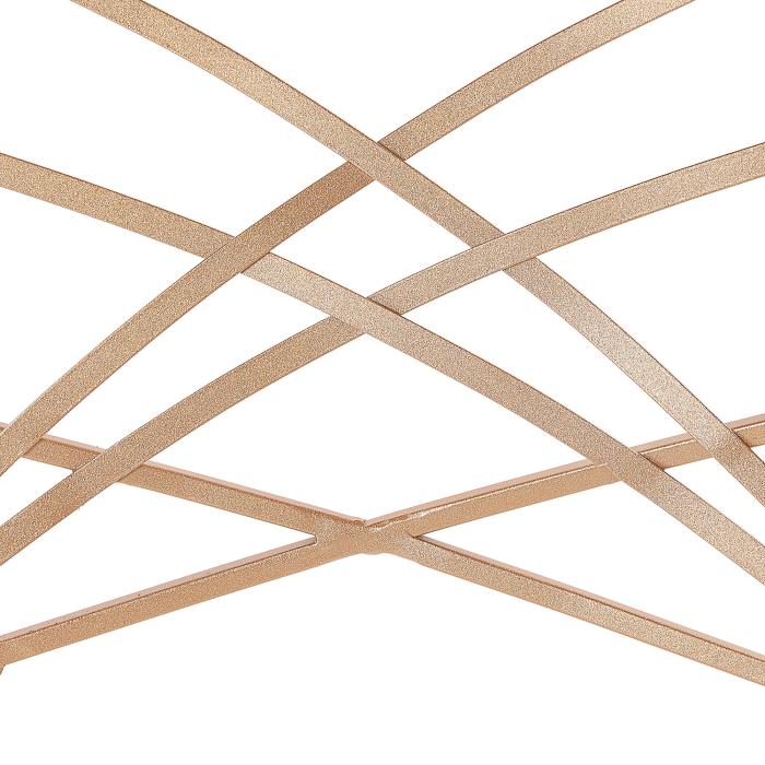 Set of 2 dining chairs GIRARD Metal Rose Gold [8]