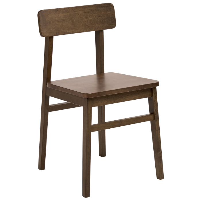 Set de 2 scaune dining GORRE Lemn Maro închis [4]