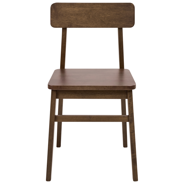 Set de 2 scaune dining GORRE Lemn Maro închis [5]