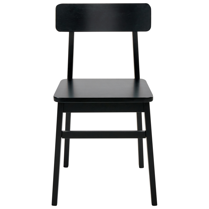 Set de 2 scaune dining GORRE Lemn Negru [5]