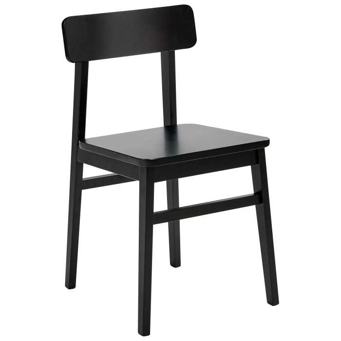 Set de 2 scaune dining GORRE Lemn Negru [4]