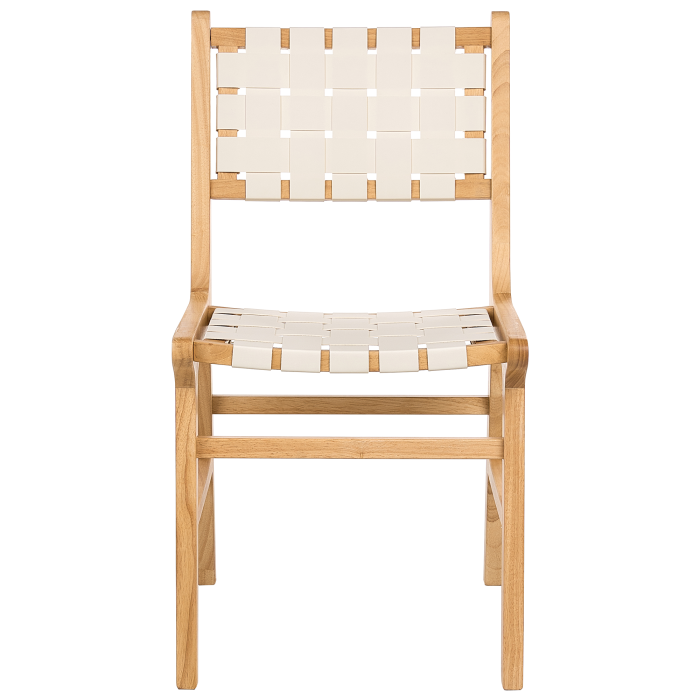 Set of 2 dining chairs HUMBLE Rubberwood Light Brown [5]