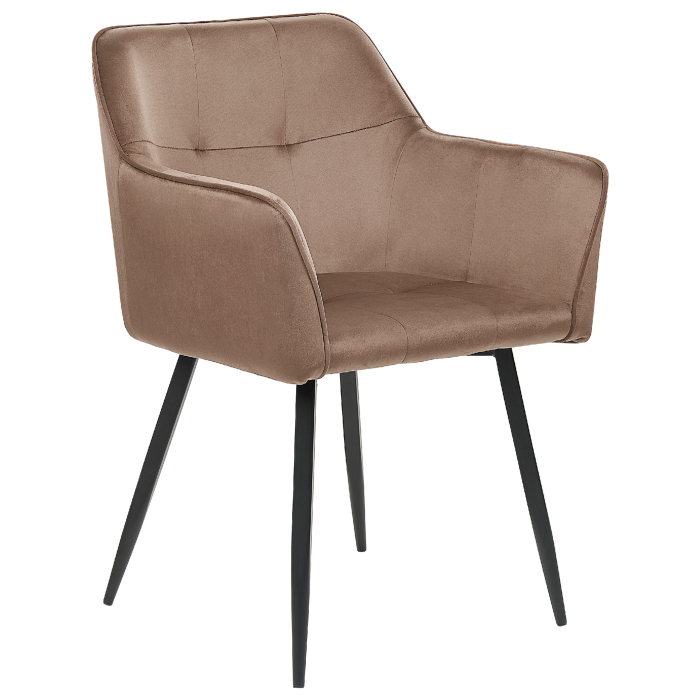 Set de 2 scaune dining JASMIN Catifea Maro [5]