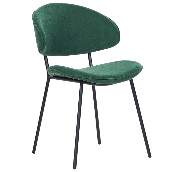 Set de 2 scaune dining KIANA Verde închis [4]