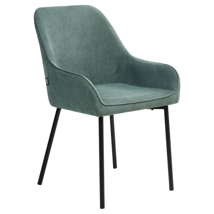 Set de 2 scaune dining LOVERNA Velur Verde [7]