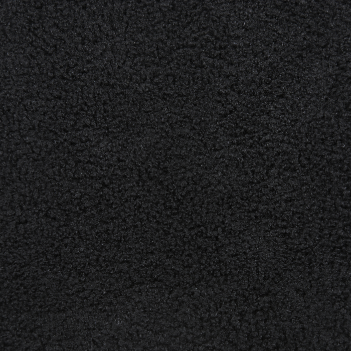 Set of 2 dining chairs LUANA Boucle Black [10]