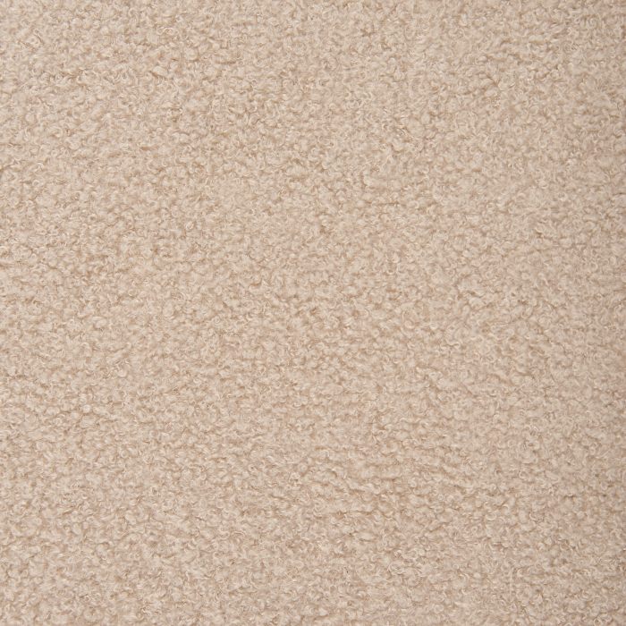 Set of 2 dining chairs LUANA Boucle Taupe [10]